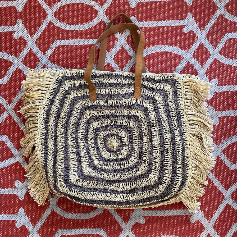 New beautiful hand woven tote